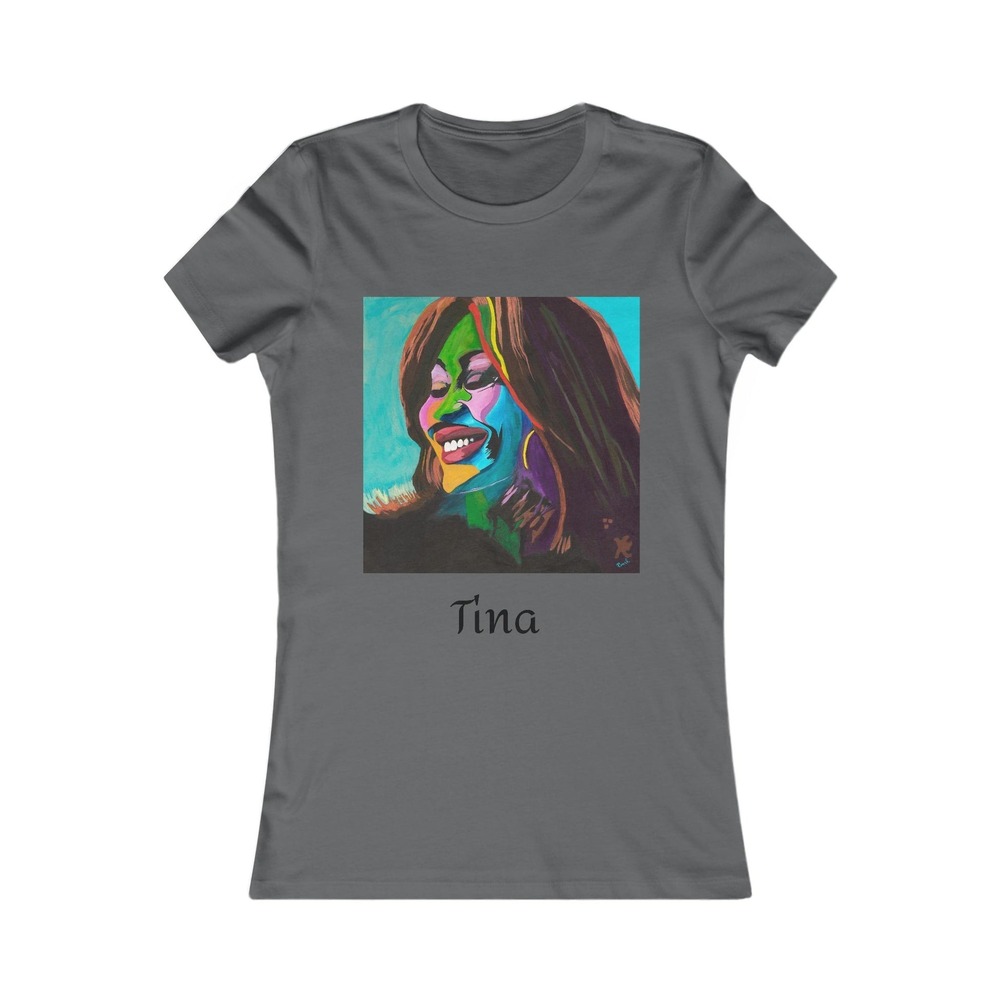 Vibrant Art Tee Featuring Tina Turner